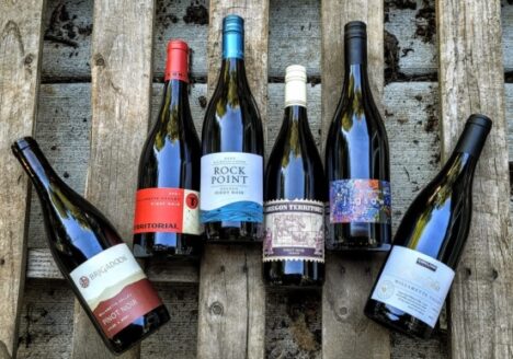 Southern Oregon Pinot Noir bottles in Grapevine Magazine 2024